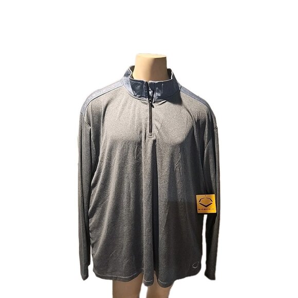 EVOSHIELD size 3XL mens performance 1/4 zip pullover long sleeve cooling Shirt - Picture 1 of 8